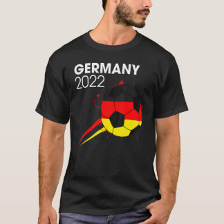 Deutschland 2022 Fußball-Team Deutsche Flagge Männ T-Shirt