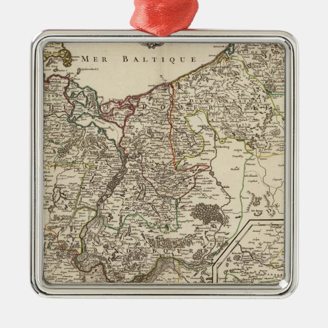 Deutschland 22 silbernes ornament (Vorne)
