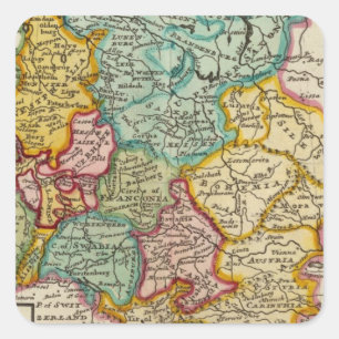 Deutschland 23 quadratischer aufkleber