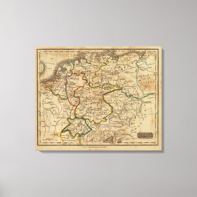 Deutschland 25 leinwanddruck (Vorderseite)