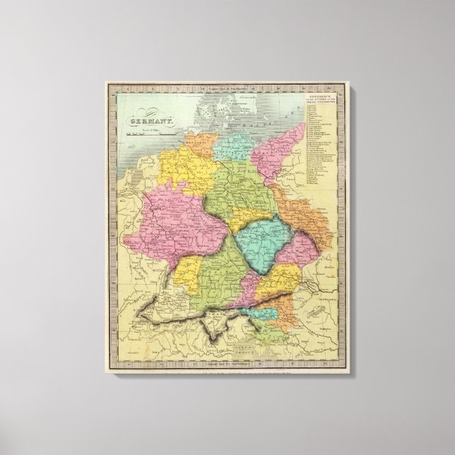 Deutschland 27 leinwanddruck (Vorderseite)