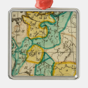 Deutschland 4 silbernes ornament