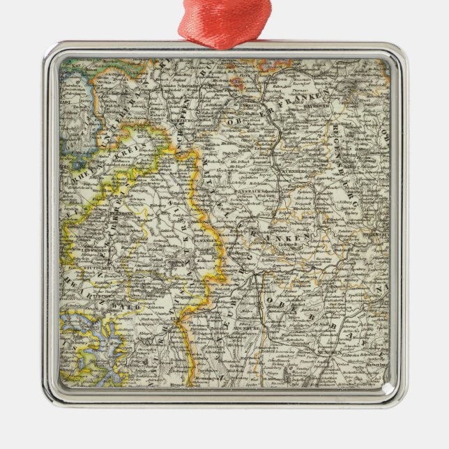 Deutschland 4 silbernes ornament (Vorne)