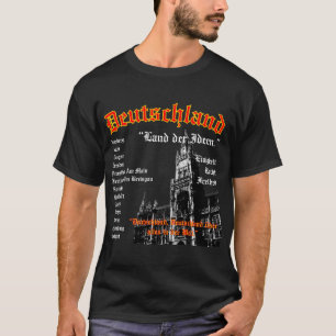 Deutschland 7-7-2008 Schwarzt T-Shirt