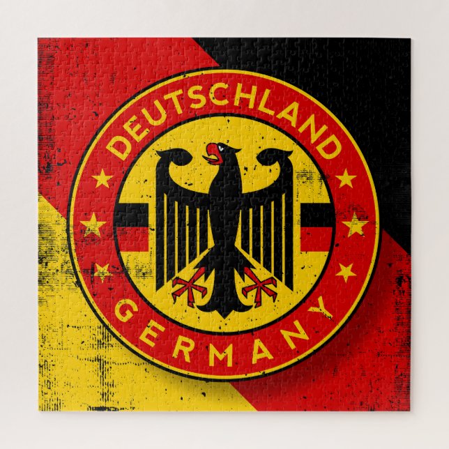 Deutschland, Abzeichen Deutschland Puzzle (Vertikal)