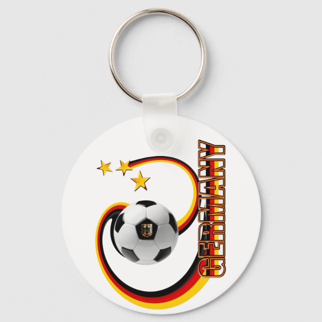 Deutschland - alternatives Fußballlogo Schlüsselanhänger (Vorderseite)