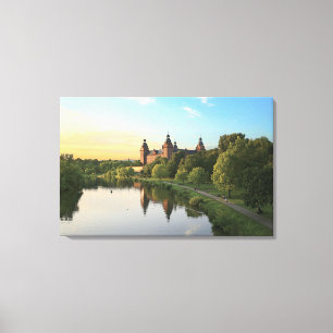 Deutschland, Aschaffenburg, Schloss (Schloss) Leinwanddruck