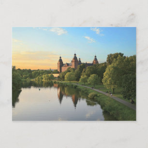 Deutschland, Aschaffenburg, Schloss (Schloss) Postkarte