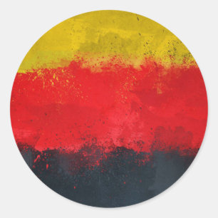 Deutschland-Aufkleber Runder Aufkleber