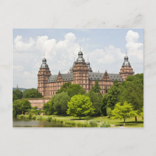 Deutschland, Bayern, Bayern, Aschaffenburg. Schlos Postkarte