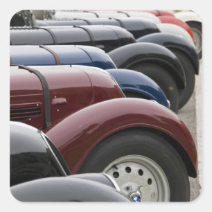 Deutschland, Bayern-Bayern, München. BMW Welt Aut Quadratischer Aufkleber