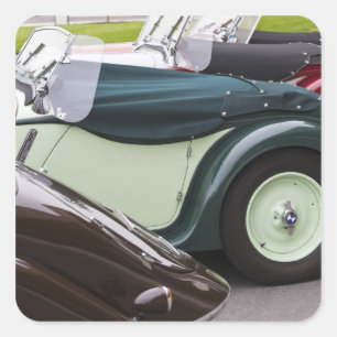 Deutschland, Bayern-Bayern, München BMW Welt Auto  Quadratischer Aufkleber