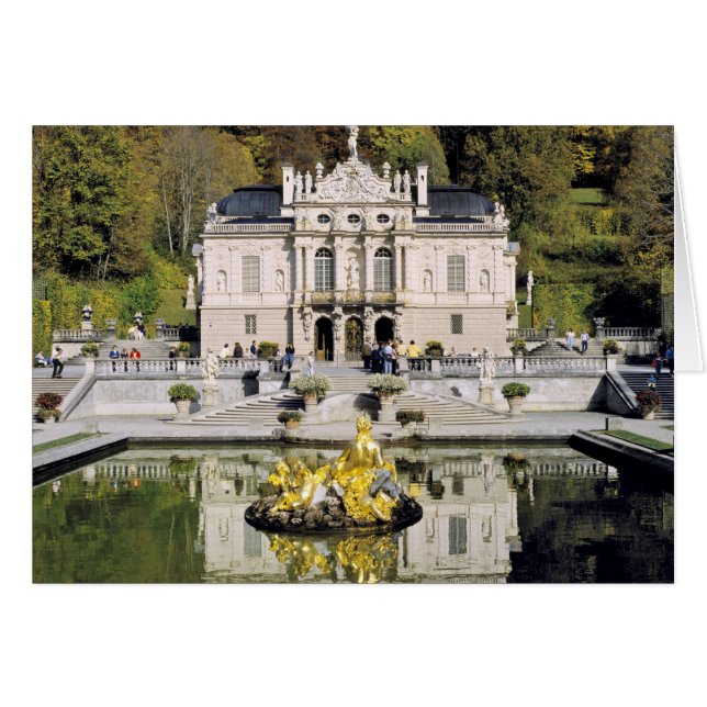 Deutschland, Bayern, Schloss Linderhof. Linderhof (Vorderseite (Horizontal))