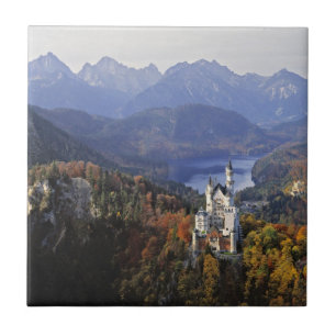 Deutschland, Bayern, Schloss Neuschwanstein. Fliese