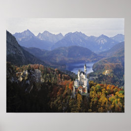 Deutschland, Bayern, Schloss Neuschwanstein. König Poster