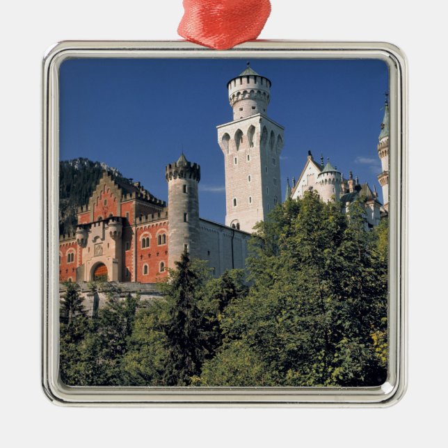Deutschland, Bayern, Schloss Neuschwanstein. Ornament Aus Metall (Vorne)