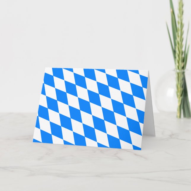 Deutschland Bayernflagge Karte (Vorderseite)