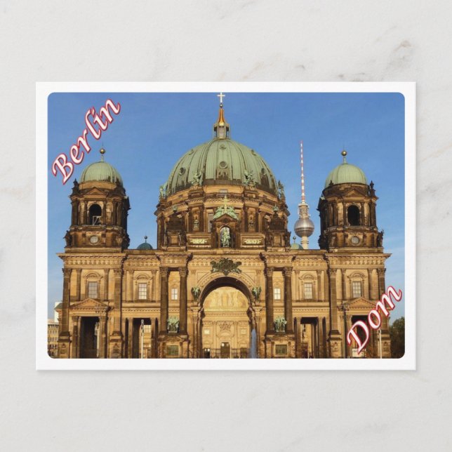 Deutschland - Berlin - Dom - Postkarte (Vorderseite)