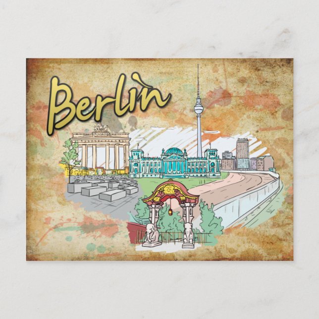 Deutschland Berlin Travel Postcard Postkarte (Vorderseite)