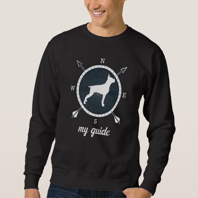 Deutschland Boxer Dog Retro 4 Sweatshirt (Vorderseite)