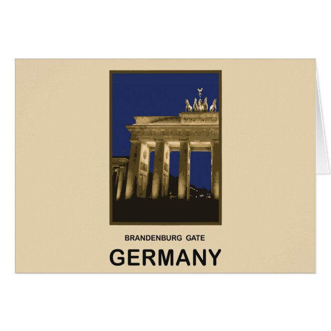 Deutschland Brandenburger Tor (Vorderseite (Horizontal))