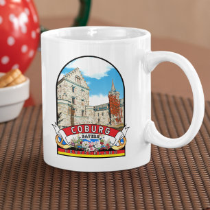 Deutschland Coburg Vintage souvenir Kaffeetasse