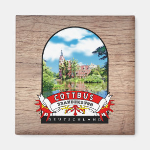 Deutschland Cottbus Vintage Brandenburg Magnet