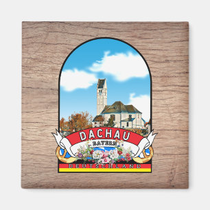 Deutschland Dachau Vintage souvenir Magnet