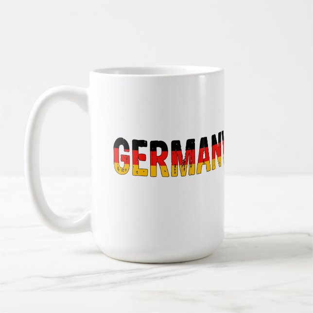 Deutschland-Design Kaffeetasse (Links)