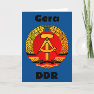 Deutschland, Deutsche Demokratische Republik - DDR Dankeskarte
