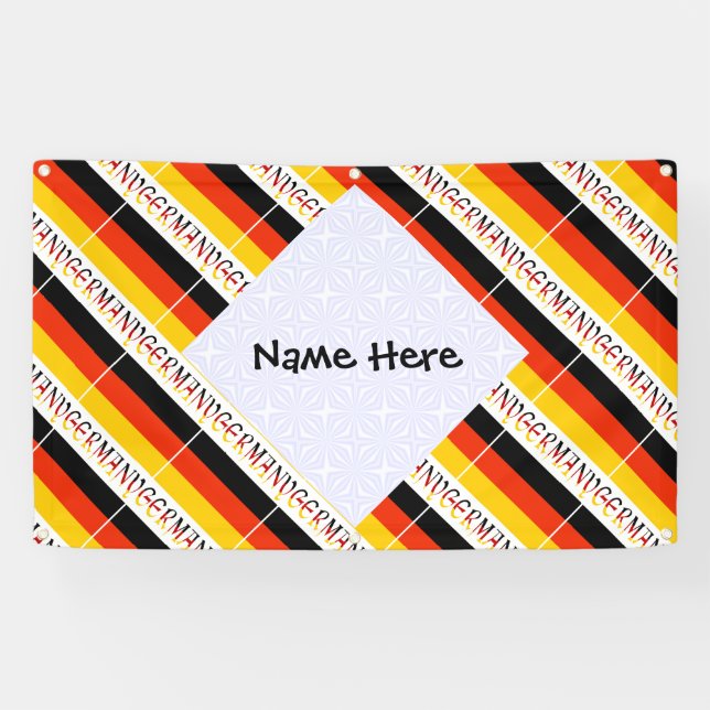 Deutschland - deutsche Flagge gefixt Banner (Horizontal)