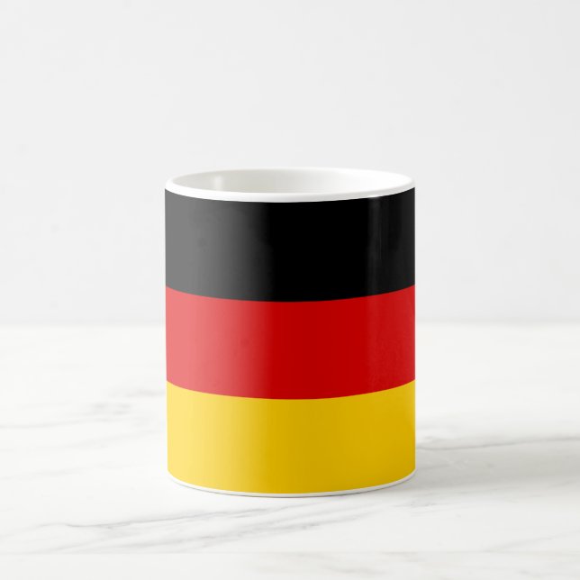 Deutschland (deutsche Flagge) Kaffeetasse (Mittel)