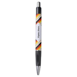 Deutschland Deutsche Flagge Schwarz Personalisieru Kugelschreiber