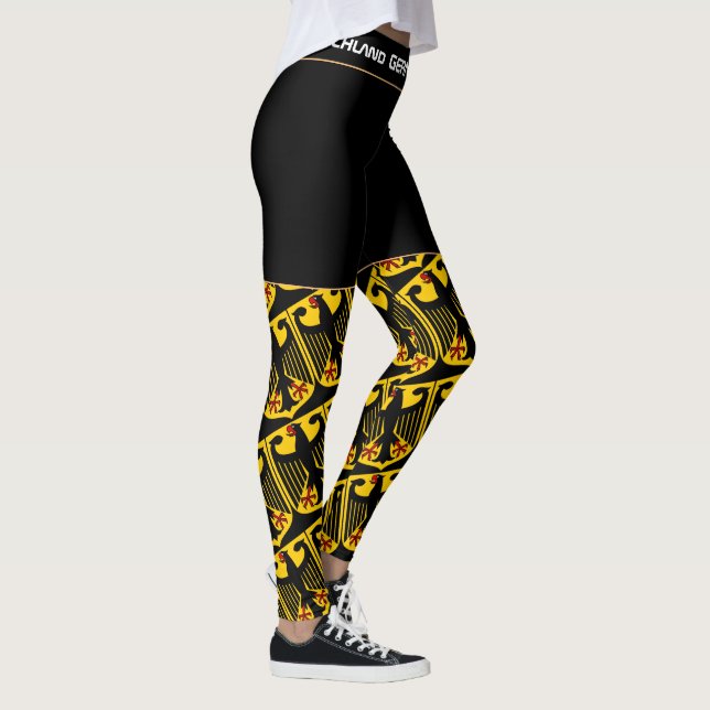 Deutschland & Deutschland Flag Fashion, Reise-/Spo Leggings (Rechts)