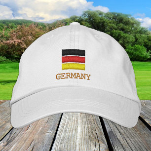 Deutschland & Deutschland Flag Mode / Patrioten Bestickte Baseballkappe