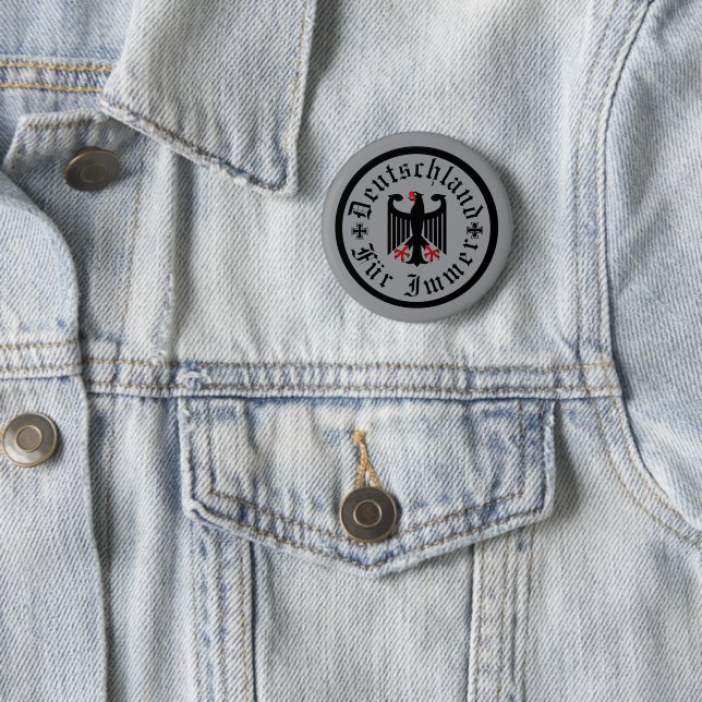 Deutschland/Deutschland Forever/schwarzer Adler/Ei Button (Beispiel)