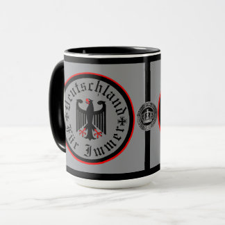 Deutschland/Deutschland Forever/schwarzer Adler/Ei Tasse