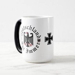 Deutschland/Deutschland Forever/schwarzer Adler/Ei Verwandlungstasse