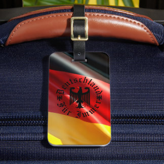 Deutschland/Deutschland Forever/schwarzer Adler/Fl Gepäckanhänger