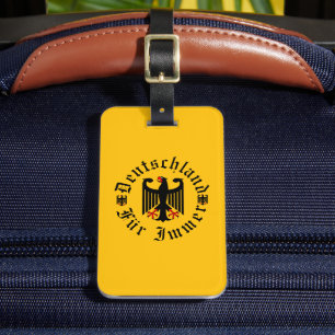 Deutschland/Deutschland Forever/schwarzer Adler/Fl Gepäckanhänger