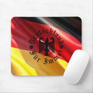 Deutschland/Deutschland Forever/schwarzer Adler/Fl Mousepad