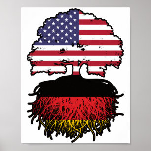 Deutschland Deutschland USA Vereinigte Staaten Ame Poster