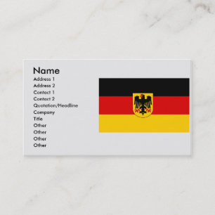 Deutschland, Deutschland Visitenkarte