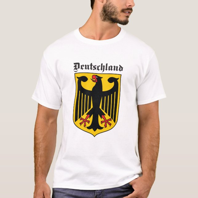 Deutschland/Deutschland-Wappen T-Shirt (Vorderseite)