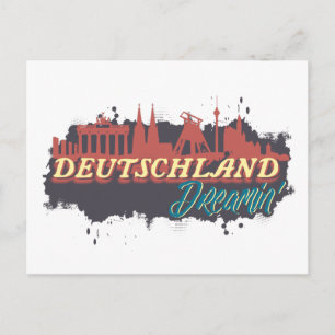 Deutschland Dreamin' - Deutschland Ikonische Denkm Postkarte