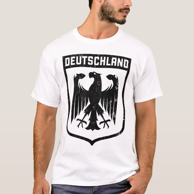 Deutschland Eagle - Deutschland-Wappen T-Shirt (Vorderseite)