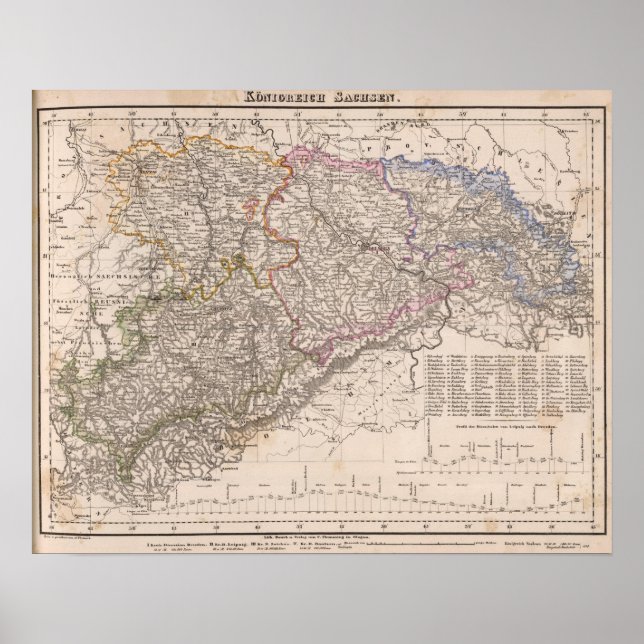 Deutschland Eisenbahn Poster (Vorne)