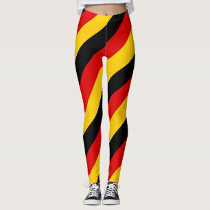 Deutschland - Farben für die Flagge - Diagonal ges Leggings