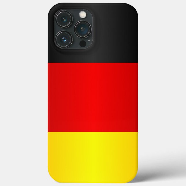 Deutschland Flag 2 Case-Mate iPhone Hülle (Rückseite)