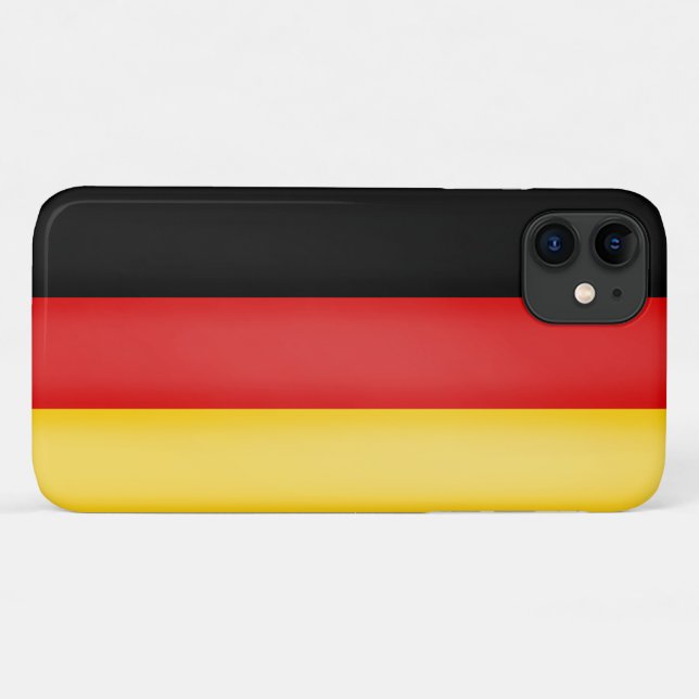 Deutschland Flag Deutschland Patriotisch Deutsch  Case-Mate iPhone Hülle (Rückseite (Horizontal))